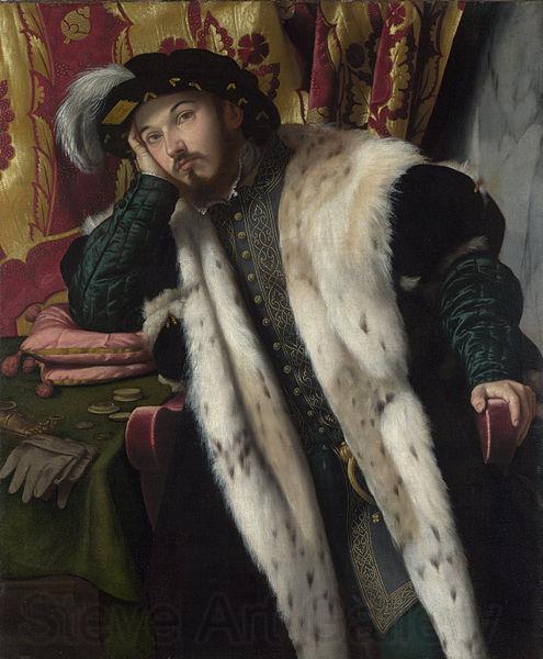 MORETTO da Brescia Portrait of Count Fortunato Martinengo Cesaresco Spain oil painting art